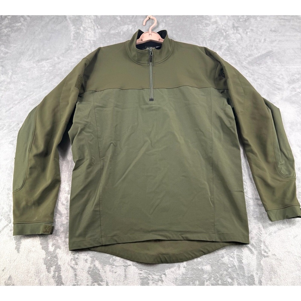 Smith & Wesson M&P Jacket Mens XL Green 1/4 Zip Tactical WT Tactical Pullover